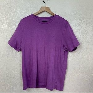 American Eagle purple standard fit shirt